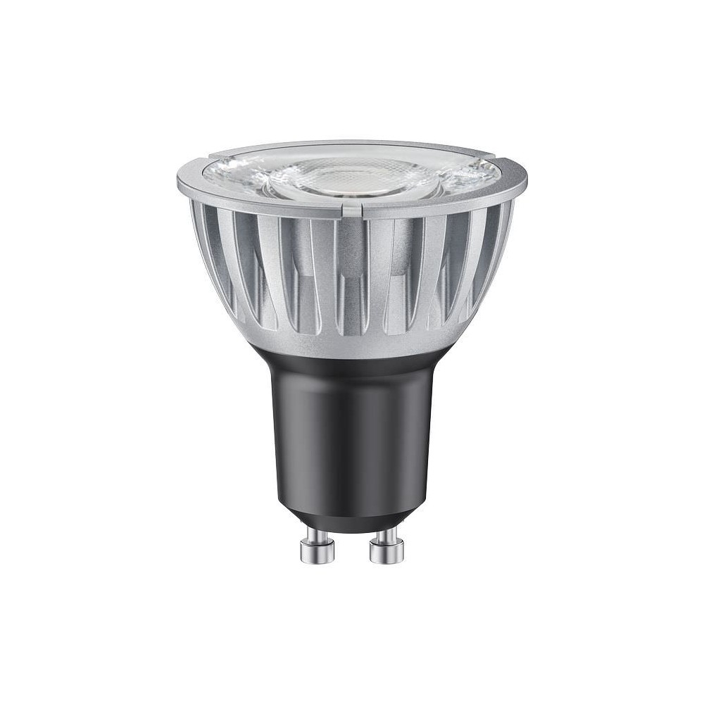 Gu10 6,5w Dæmpbar Led Pære 10°, 500lm, 2700k, Sølv Finish Dæmpbar : Dæmpbar, Kulør : Varm fra Spl