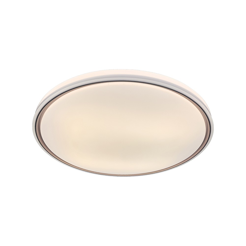 V Tac 30w 60w 30w Designer Loftlampe Med Fjernbetjening   3 I 1, Dæmpbar, Brun Ring, Inkl. Lyskilde   Kulør : 3 I 1 fra V-tac