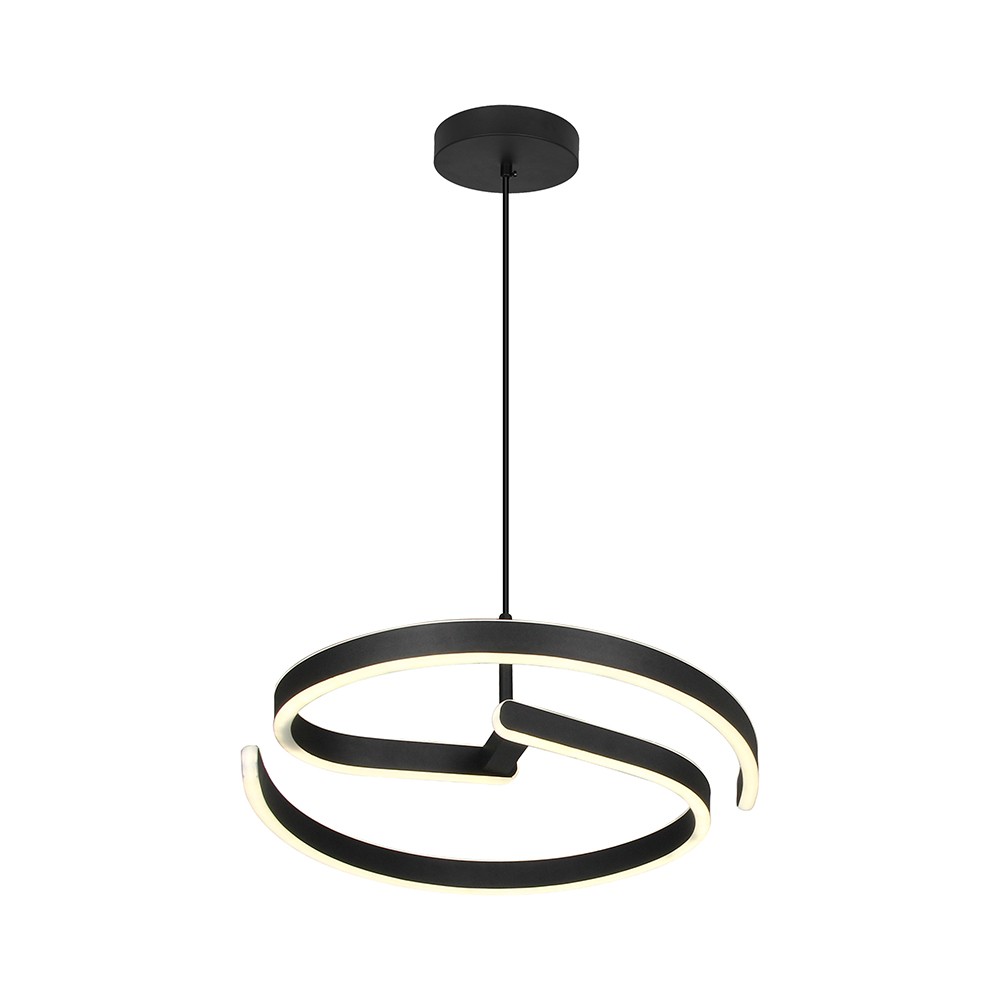 25w Led Designer Pendel ø40cm, Sandy Black, 4000k, Dekorativ Loftlampe Kulør : Neutral fra V-tac