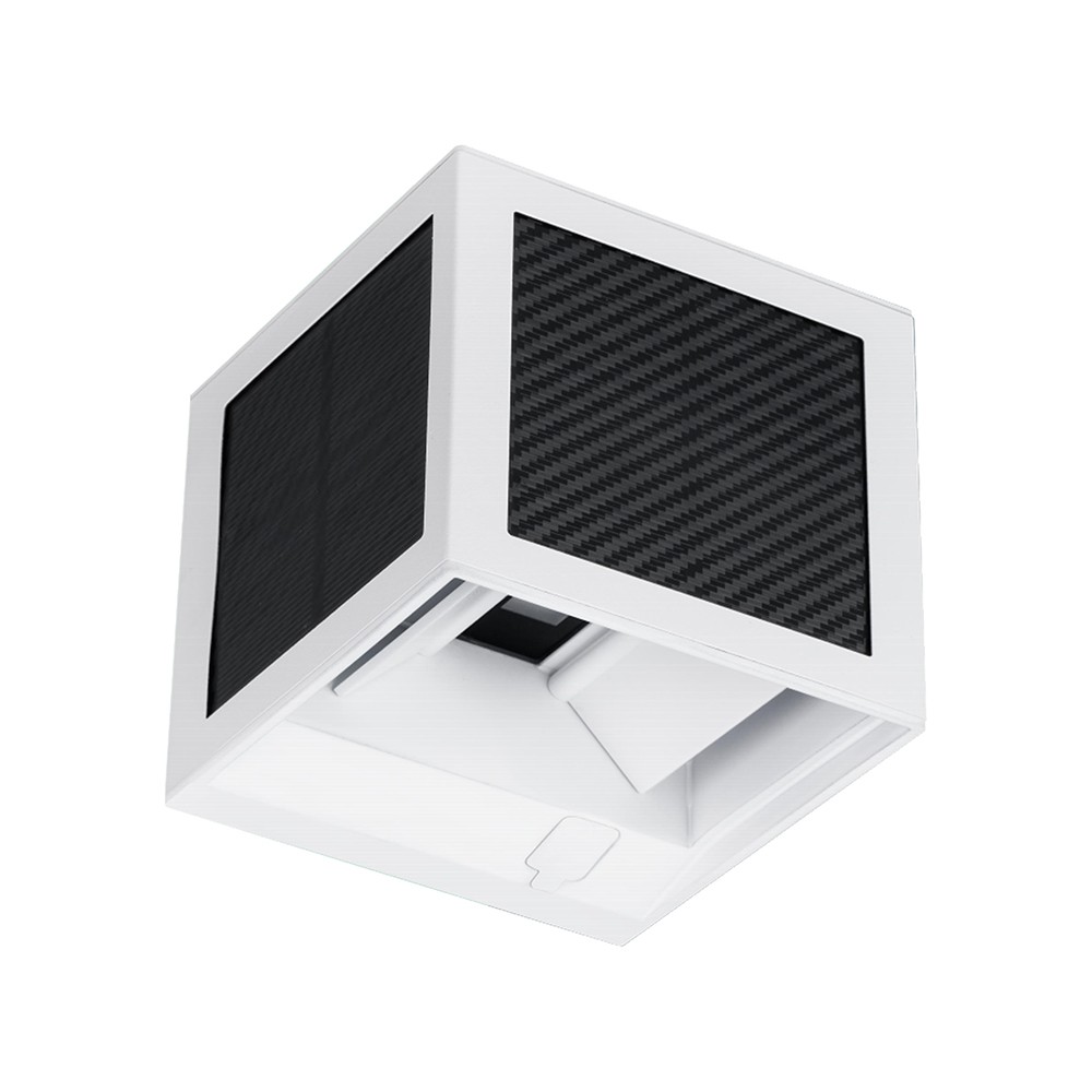 V Tac 9w Led Solcelle Væglampe Med Sensor   Cct, Ip65, Hvidt Hus, Pir Sensor   Kulør : 3 I 1 fra V-tac