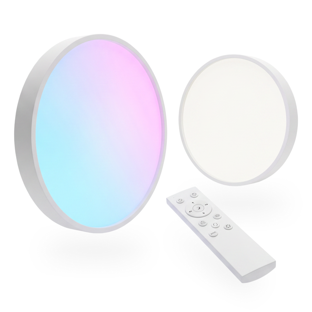 Rgbic+cct Loftlampe   ø48cm, 33w, Inkl. Fjernbetjening fra Ledlife