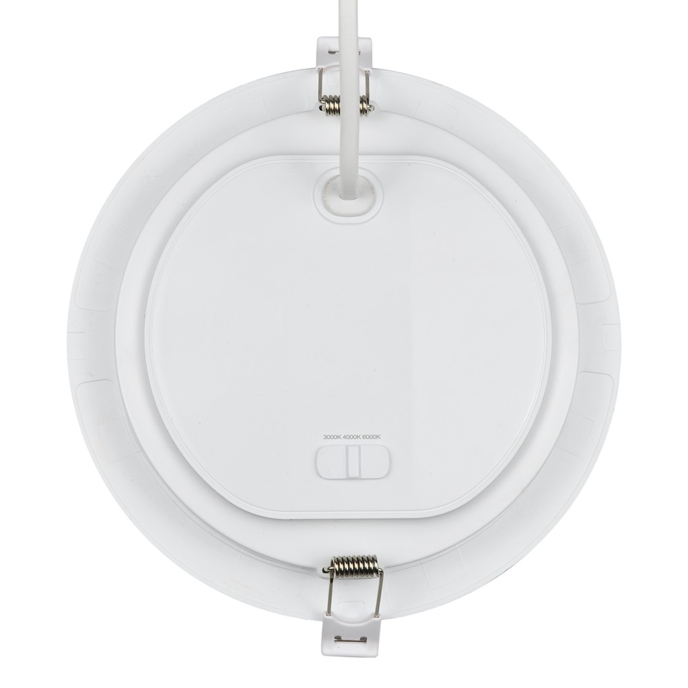 18w Dure 3 Led Loftslampe   Cct, Ip54, ø17cm, 110°, Hvid Rund   Dæmpbar : Ikke Dæmpbar fra Spectrum