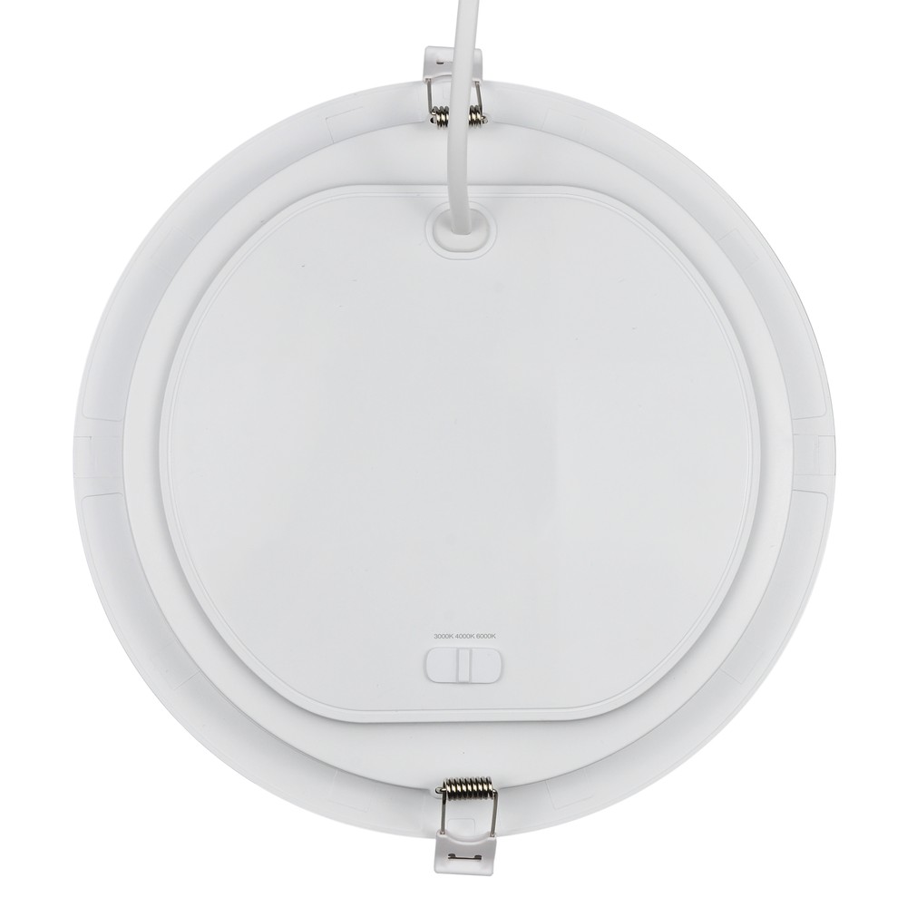 24w Dure 3 Led Loftslampe   Cct, Ip54, ø22,5cm, Hvid, 110° Lysvinkel   Dæmpbar : Ikke Dæmpbar fra Spectrum