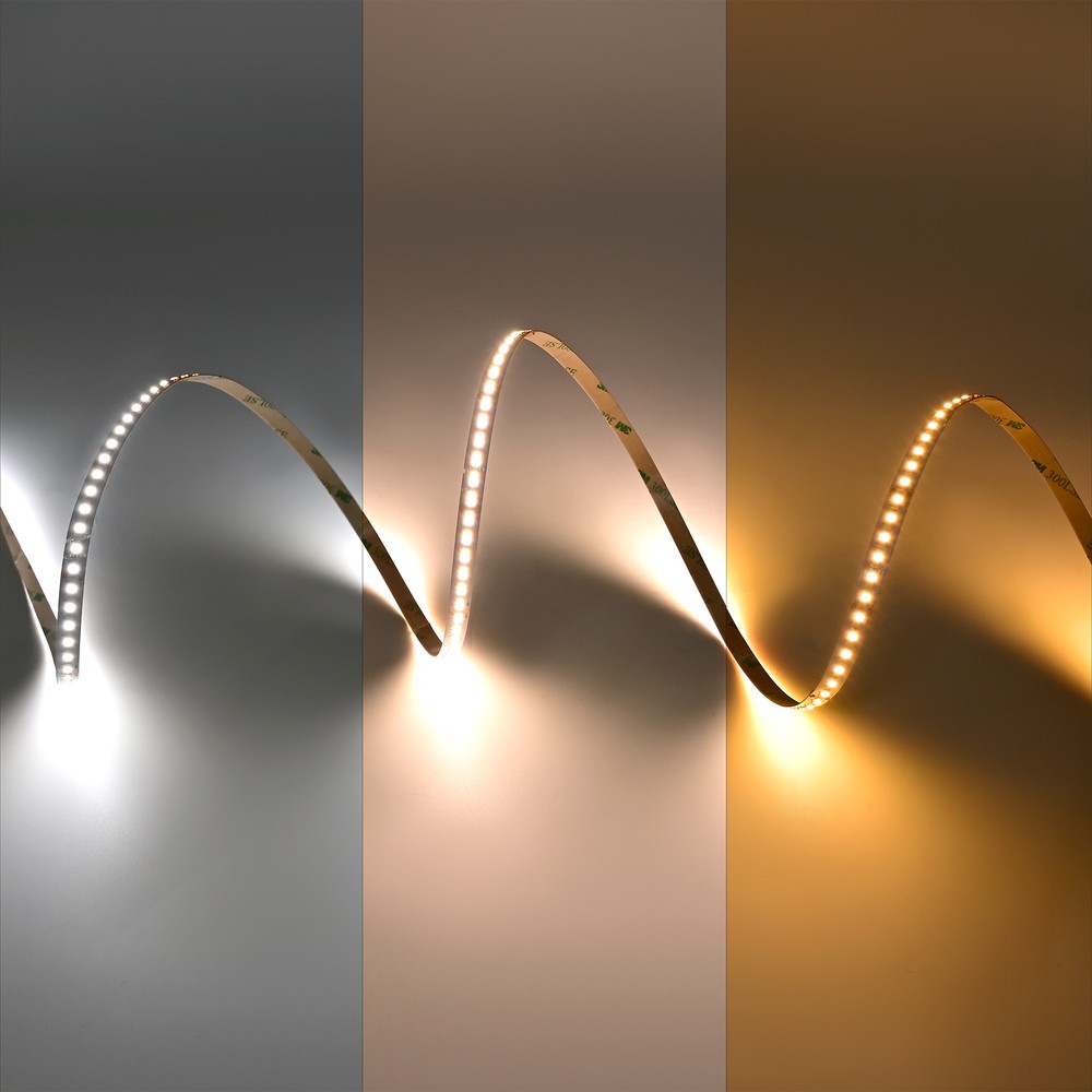 20m 7w M Cct Led Strip Ra95   24v Dc, Ip20, 288 Led Pr. Meter   Kulør : Cct (varm Til Kold Hvid) fra Ledlife