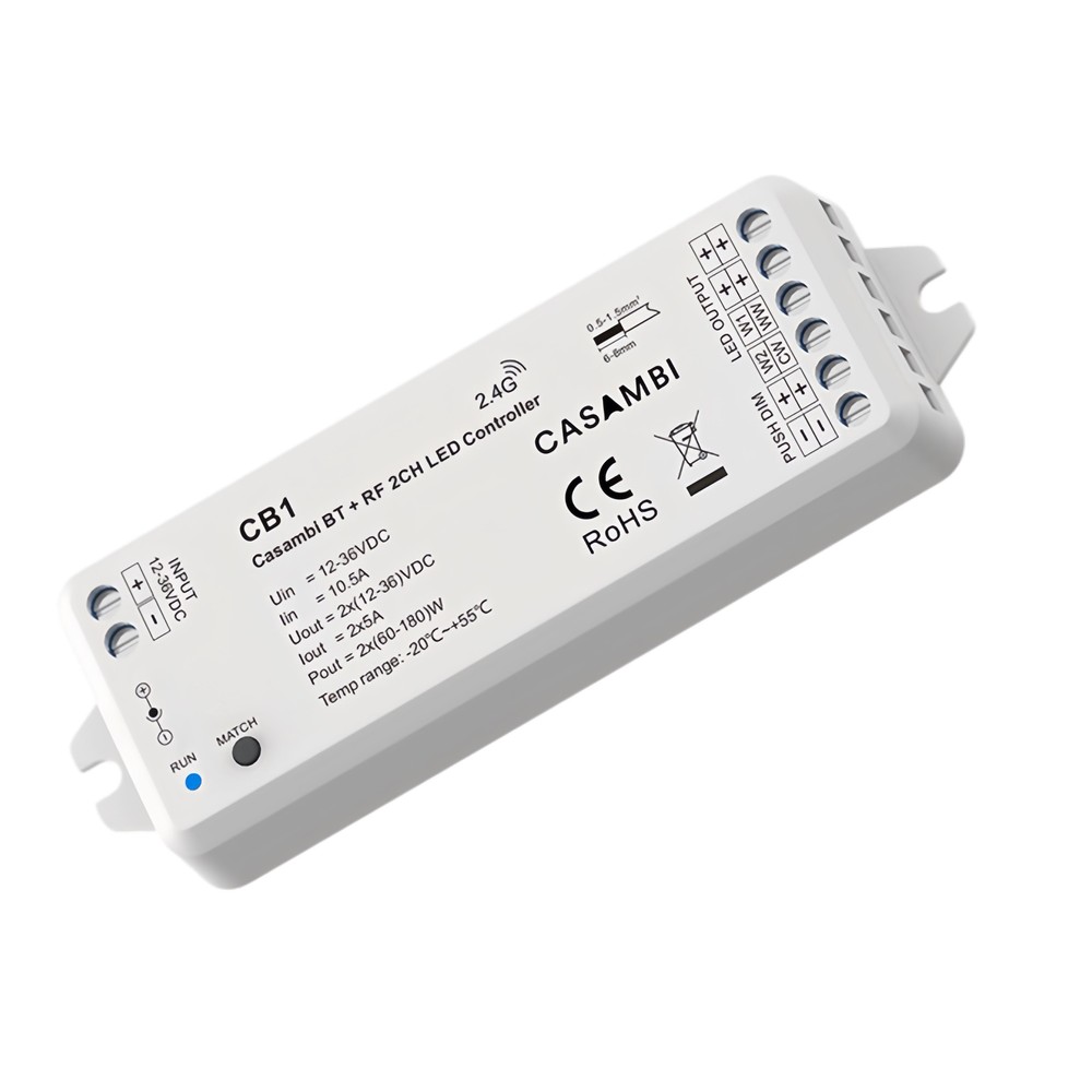 Rwave Casambi Dæmper Cct Controller   12v (2x60w), 24v (2x120w) fra Ledlife
