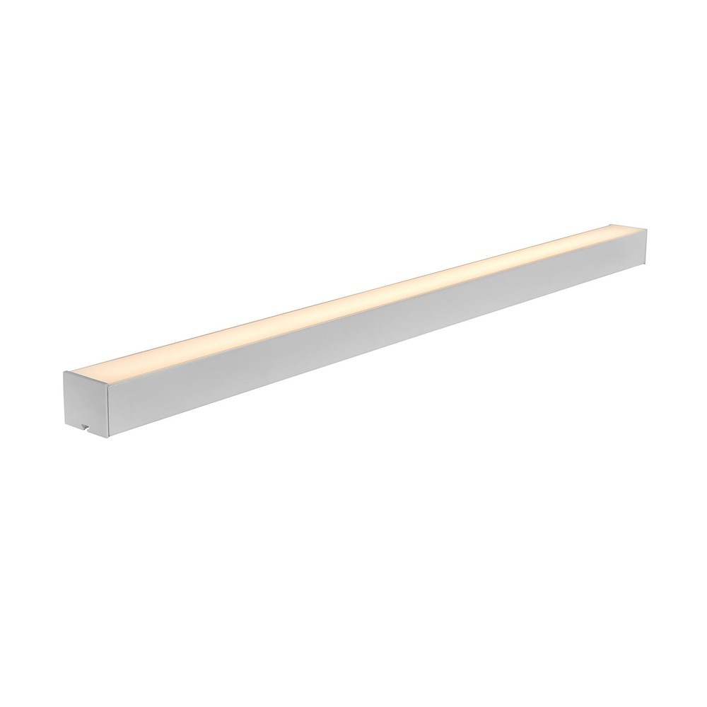 120cm 38 32 24w Lysskinne   Cct, Hvid, Loftlampe Til Kontor, Inkl. Wireophæng   Farve På Hus : Sort, Kulør : 3 I 1 fra Ledlife