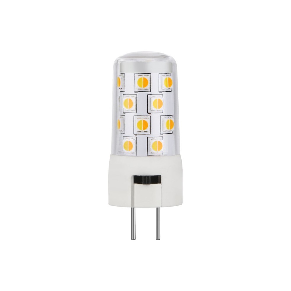 Gy6.35 3w Led Pære, 12v   Cct, Dæmpbar, Ra90, 300lm, Klar Glas   Dæmpbar : Dæmpbar fra Spl
