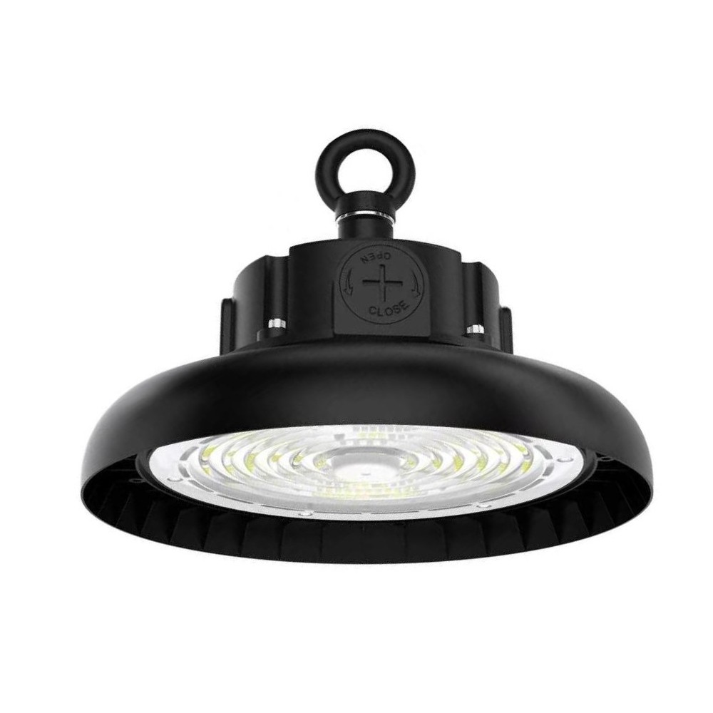 100w Led High Bay 180lm W   Justerbar Watt, Ip65, Lifud Driver, 0 10v Dæmpbar, 5 års Garanti   Kulør : Dagslys, Spredning : 120° fra Ledlife