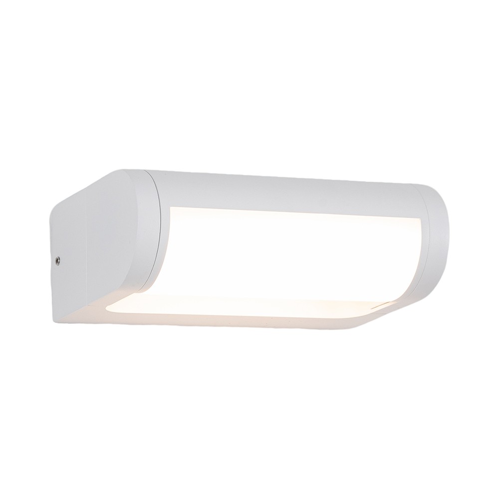 V Tac 10w Led Væglampe   Hvid, Ip65, Cree Chip, 3000k, 6 års Garanti   Kulør : Varm fra V-tac