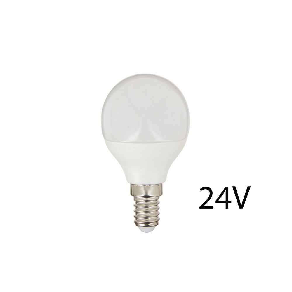E14 4,5w Led Pære 24v Dc, P45 Dæmpbar : Ikke Dæmpbar, Kulør : Varm fra Ledlife