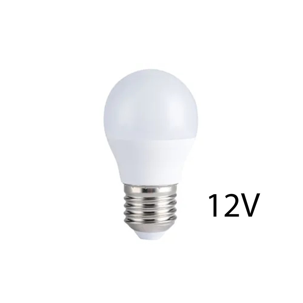 E27 4w Led Pære 12vdc, G45 Dæmpbar : Ikke Dæmpbar, Kulør : Varm fra Ledlife