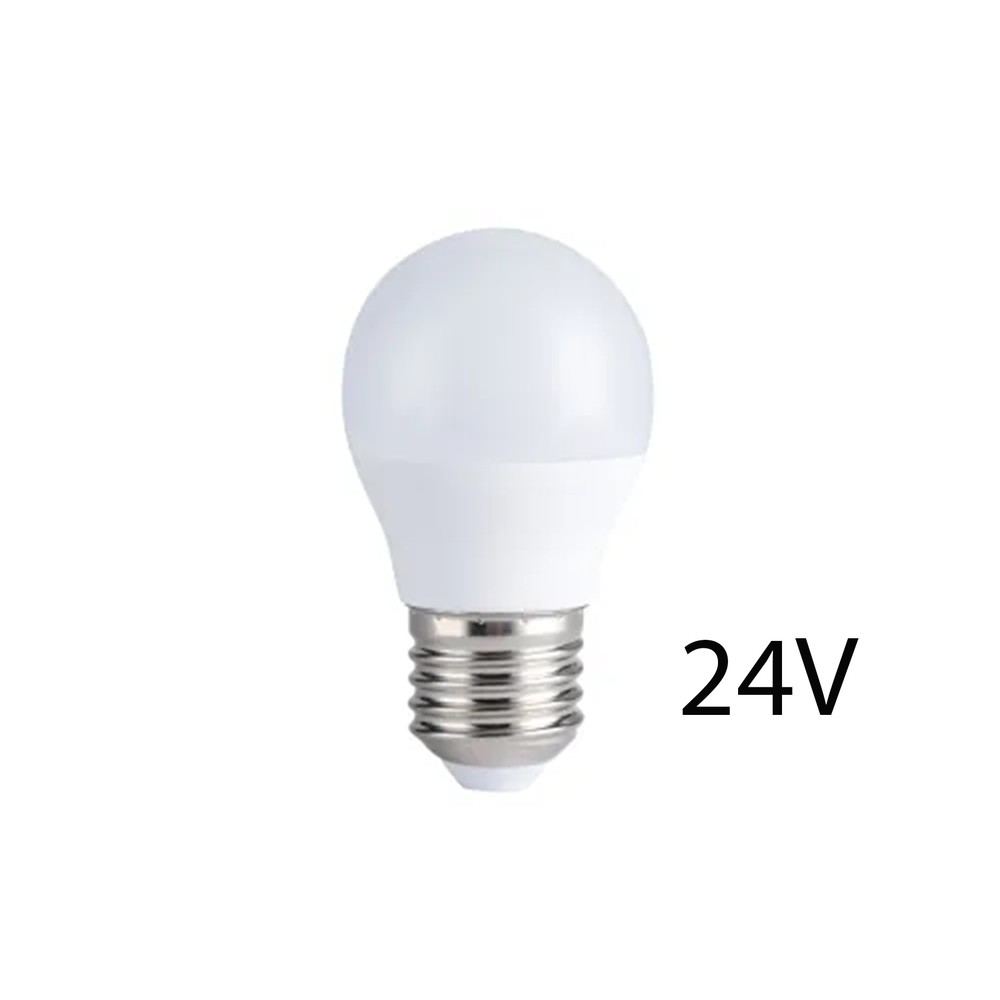 E27 4,5w Led Pære 24v, G45 Dæmpbar : Ikke Dæmpbar, Kulør : Varm fra Ledlife