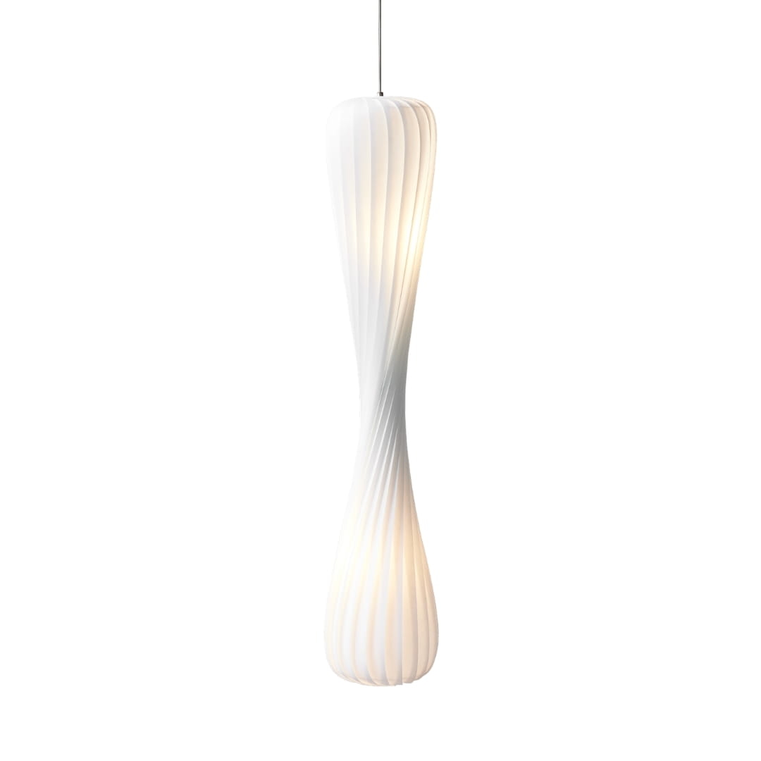 Tr7 Pendel Hvid (materiale: Polykarbonat Papir & Plast) H: 145 fra Tom Rossau