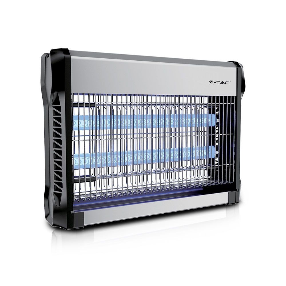 V Tac Insektlampe   2x10w, Indendørs, Uv Lys, Dækker 80m2 fra V-tac