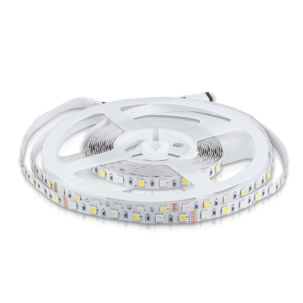5m 10,8w M Rgb+nw Led Strip 60 Led Pr. Meter fra V-tac