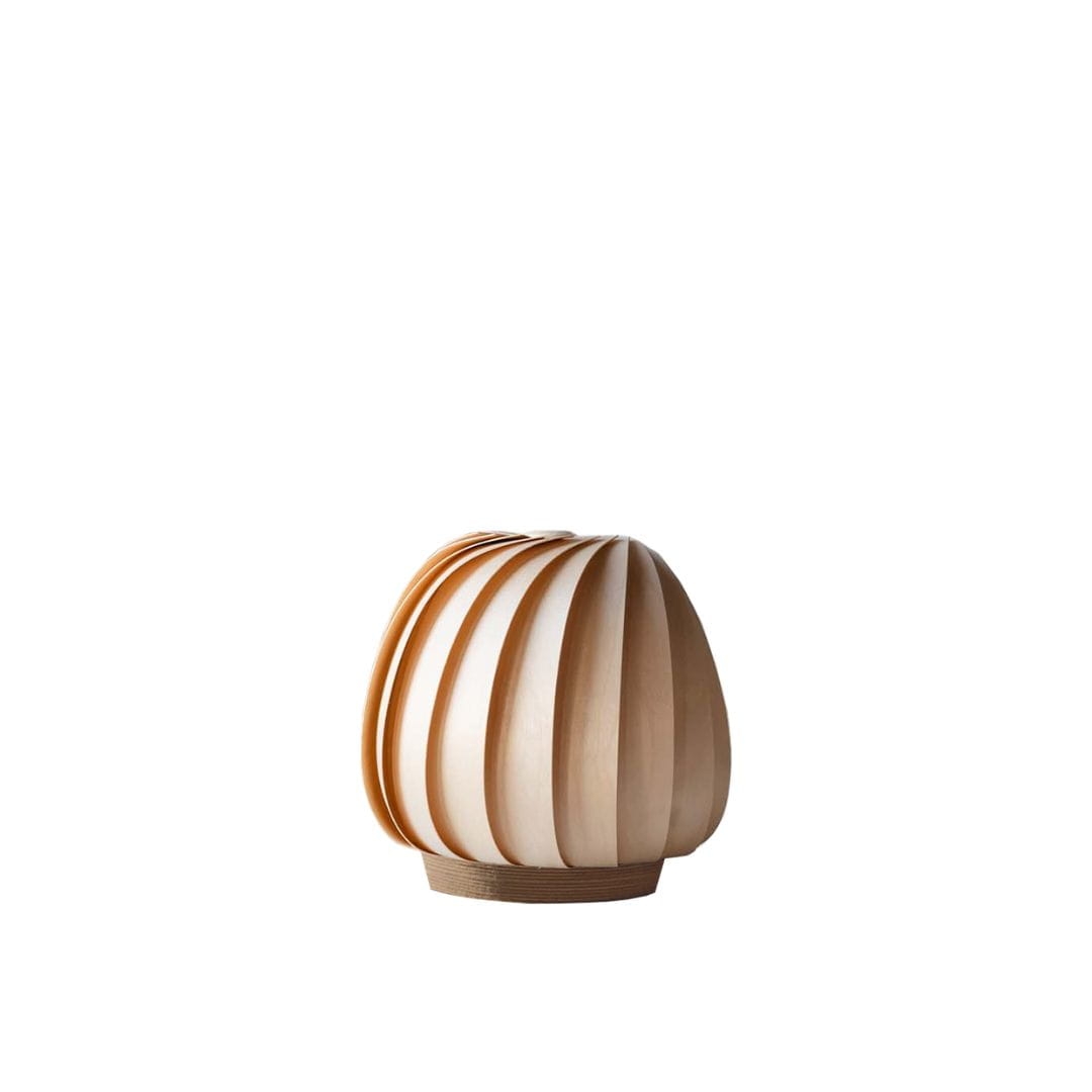 St906 Mini Bordlampe Naturlig Birk ø18     fra Tom Rossau