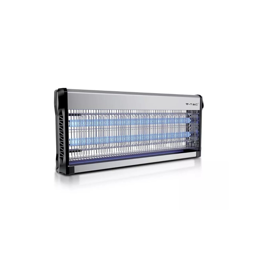 V Tac Insektlampe   2x20w, Indendørs, Uv Lys, Dækker 150m2 fra V-tac