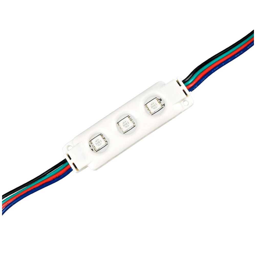0,72w Vandtæt Rgb Led Modul 12v Dc, Ip67, Perfekt Til Skilte Og Special Løsninger Kulør : Rgb fra V-tac