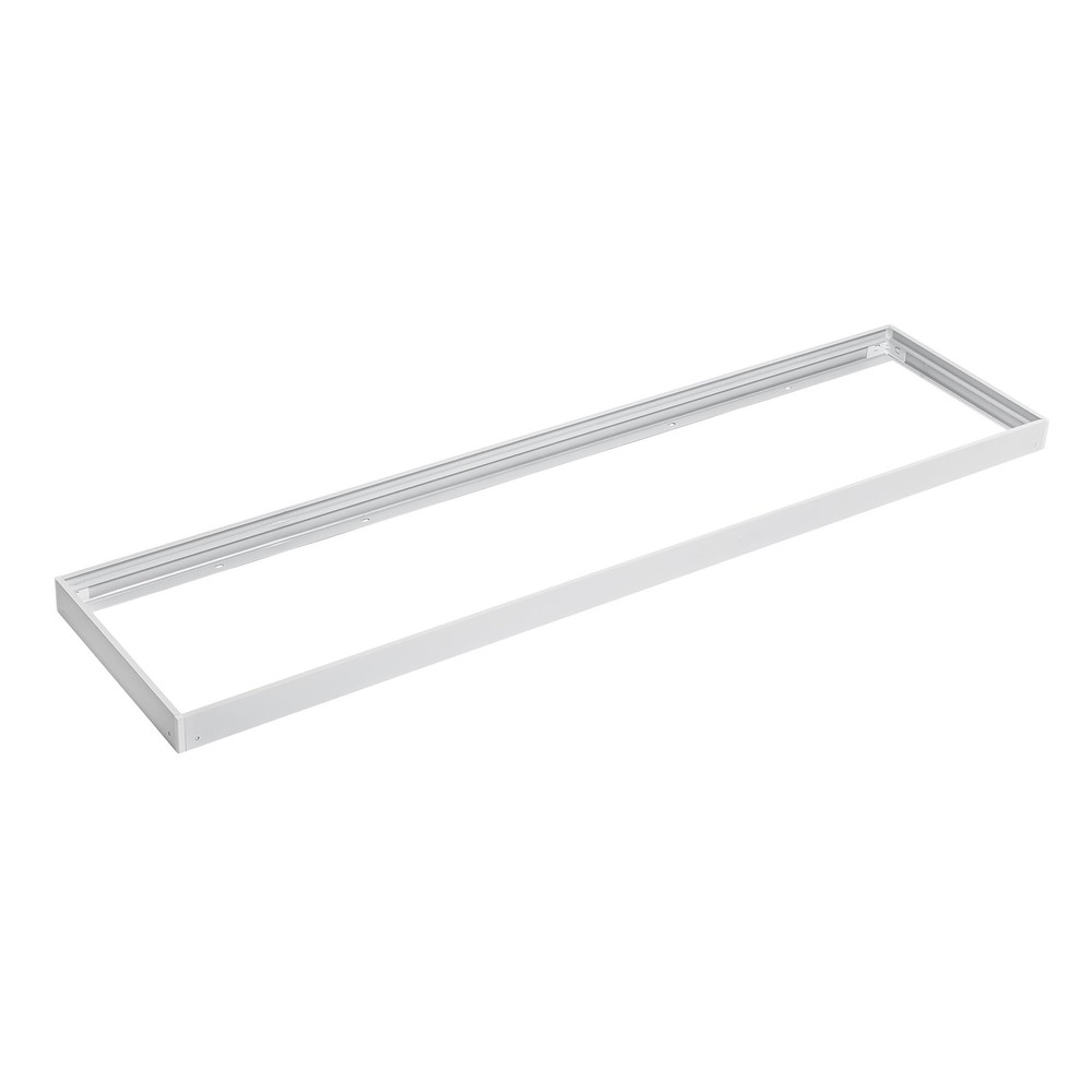 Ramme Til 120x30 Led Panel   Samles Hurtigt, Plast Hjørner, Uden Synlige Skruer, Hvid Kant fra Spectrum
