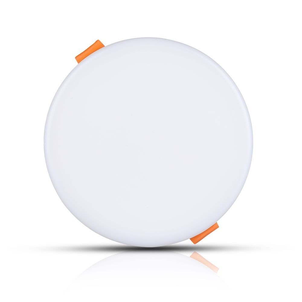 12w ø12cm Led Indbygningspanel Samsung Led Chip, Hul: ø7,5 Cm, Mål: ø12 Cm Dæmpbar : Ikke Dæmpbar, Kulør : Neutral fra V-tac