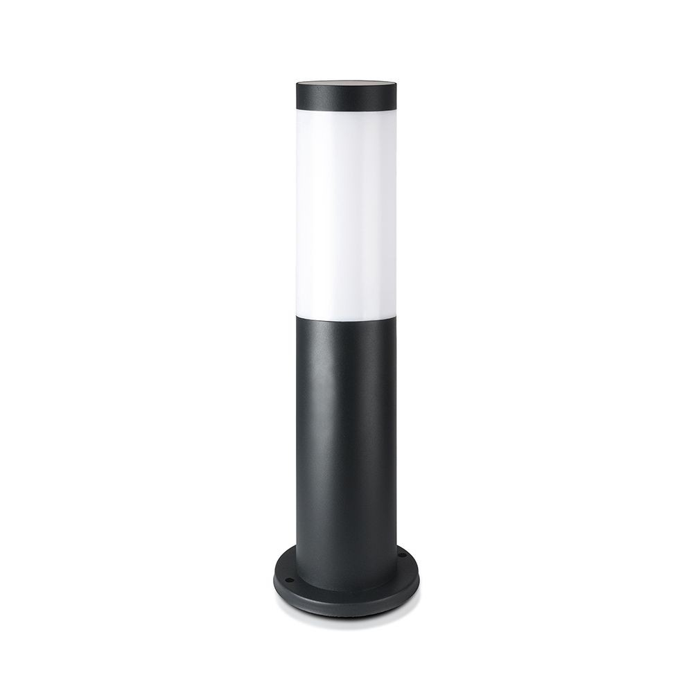 V Tac Sort Havelampe, Rustfri   45 Cm, Ip44 Udendørs, E27 Fatning, Uden Lyskilde fra V-tac