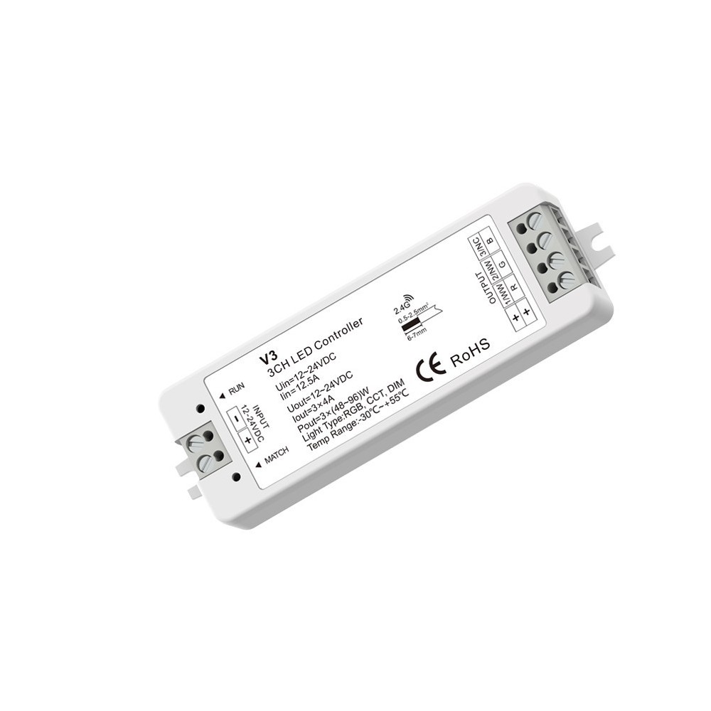 Rwave Rgb Controller   12v (144w), 24v (288w) fra Ledlife