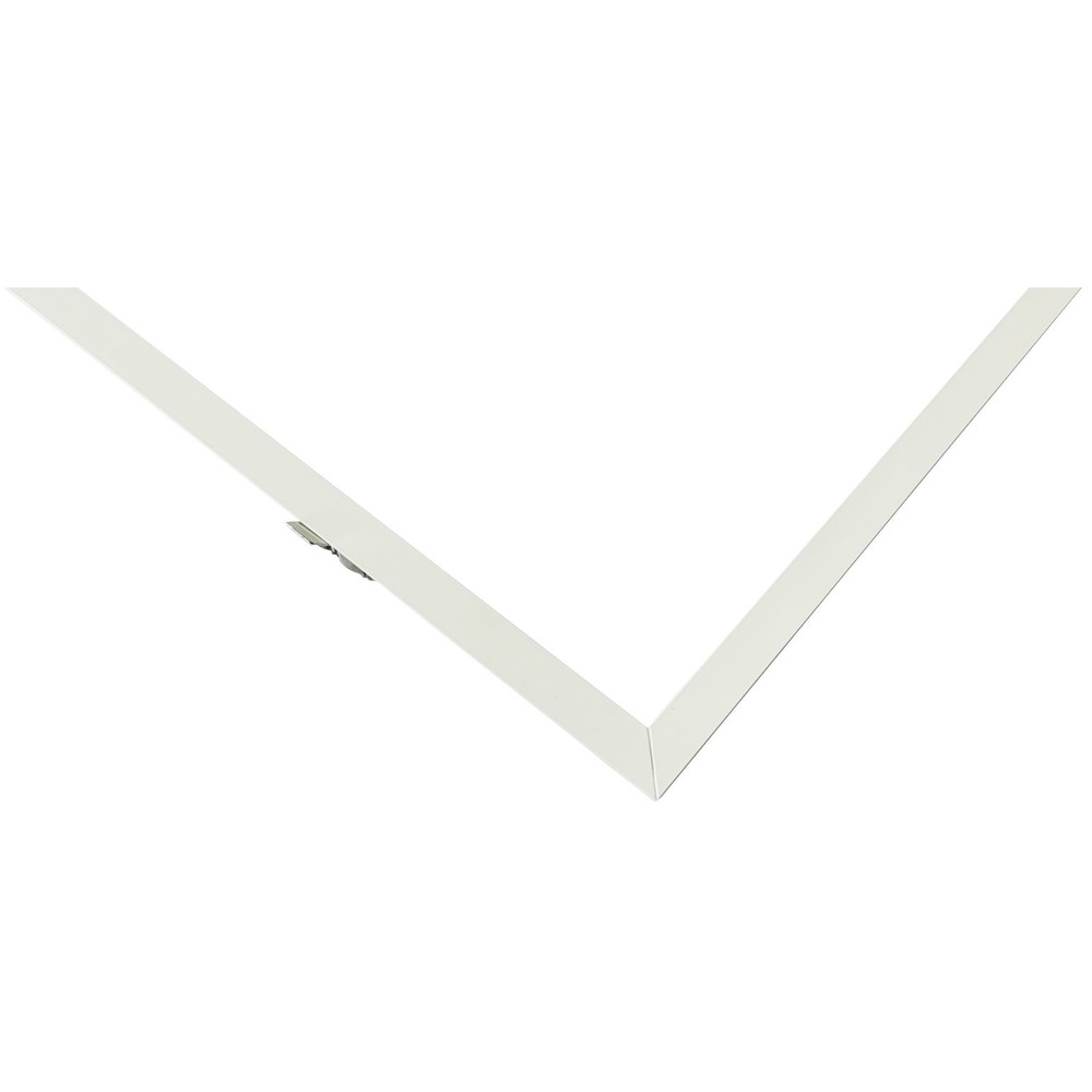 Indbygningsramme Til 120x30 Led Panel   Ny Model, Passer Til Troldtekt Uden Tilpasning, Hvid Kant fra Ledlife