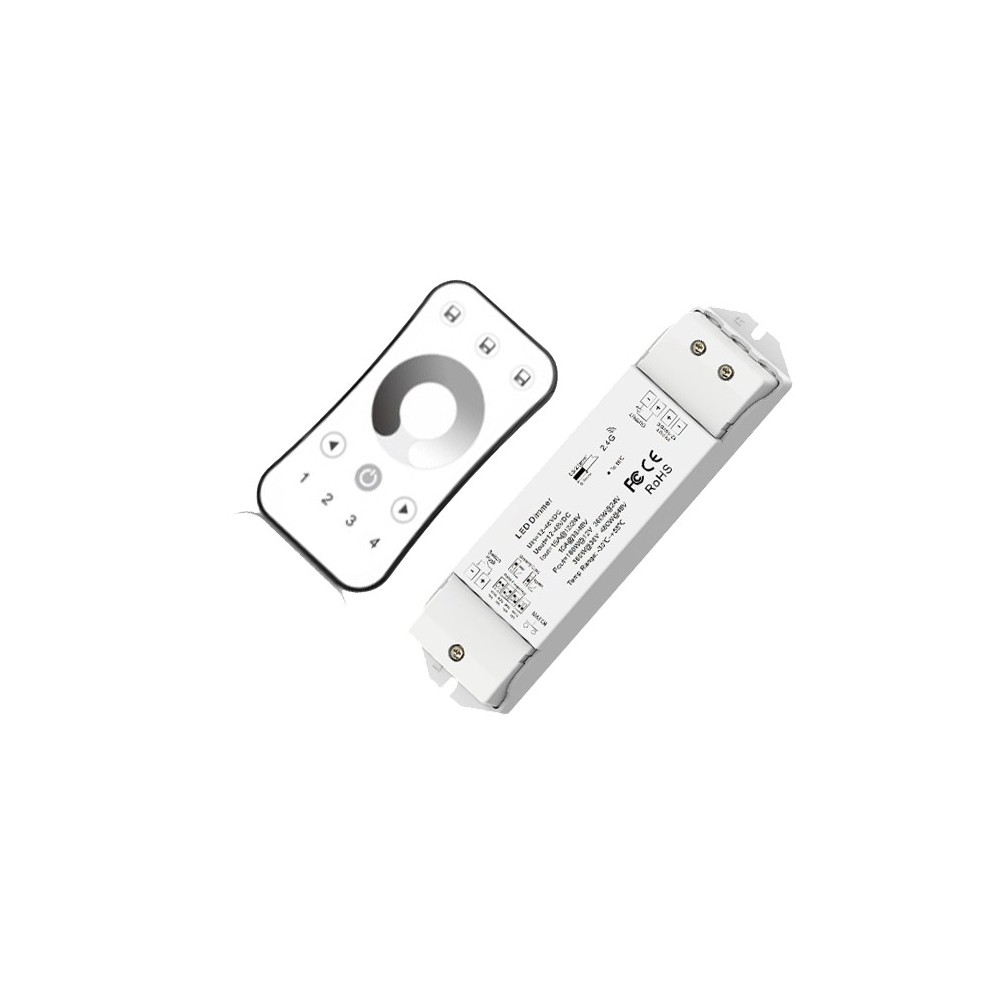 Rwave Dæmper Med Fjernbetjening   Aflastning I Begge Ender, 12v (180w), 24v (360w) fra Ledlife