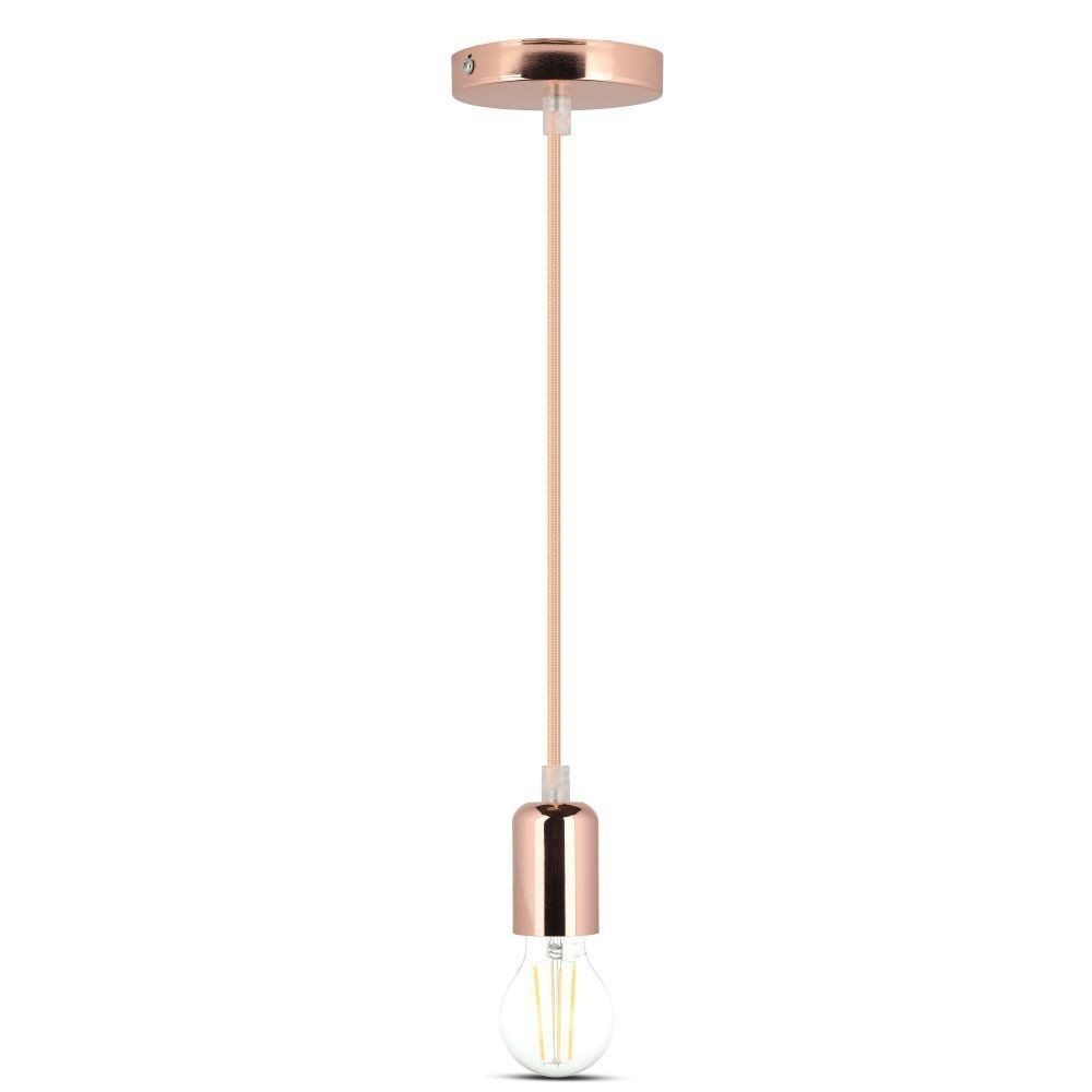 V Tac Lampefatning   Rose Guld, E27 fra V-tac