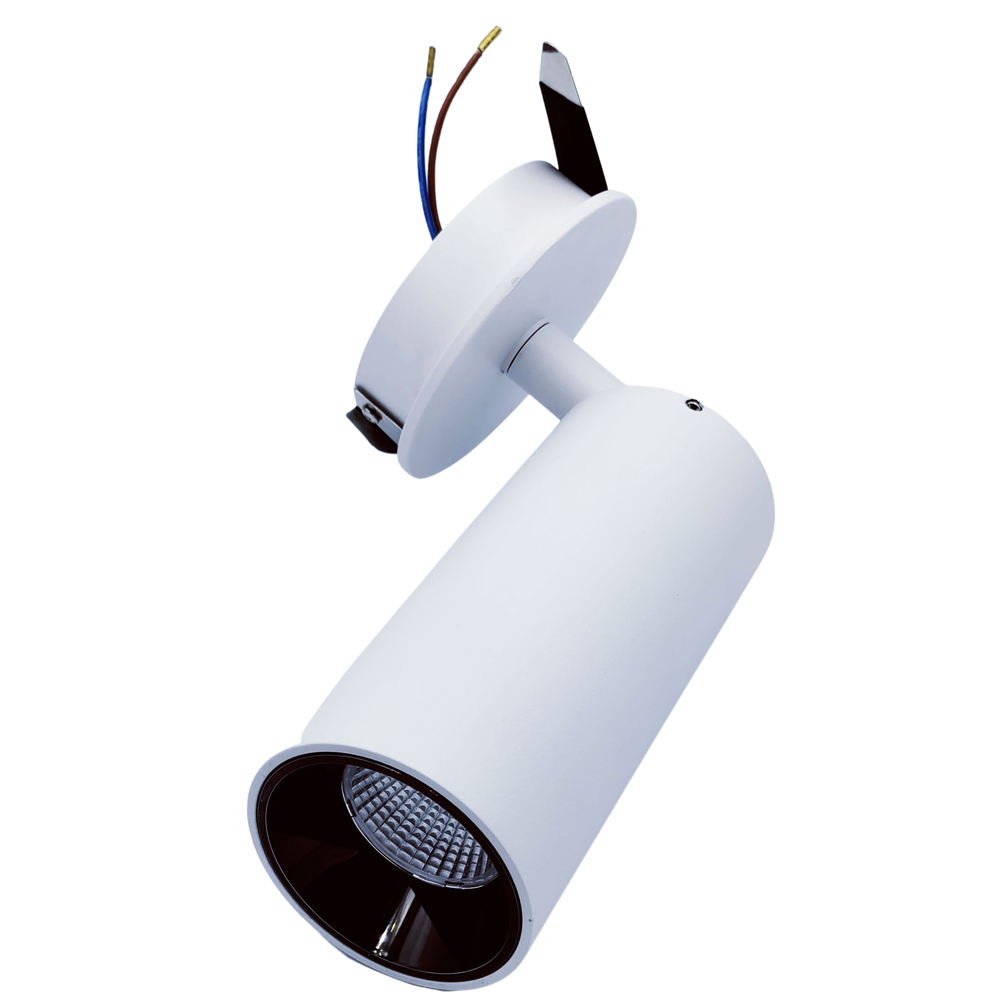 12w ø5,2cm Indbygning Spot Dæmpbar Ra90   Hul: ø5,5 Cm, Mål: ø5,2 Cm, Hvid   Dæmpbar : Dæmpbar, Farve På Hus : Hvid, Kulør : Varm, Spredning : 38° fra Ledlife