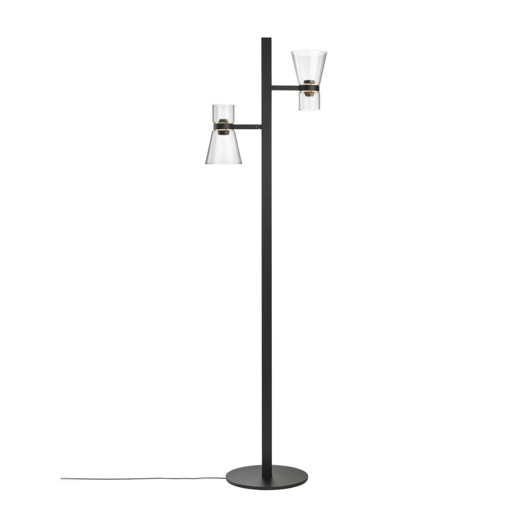 Nocturne F1 Cone Gulvlampe   Sort     fra Flos