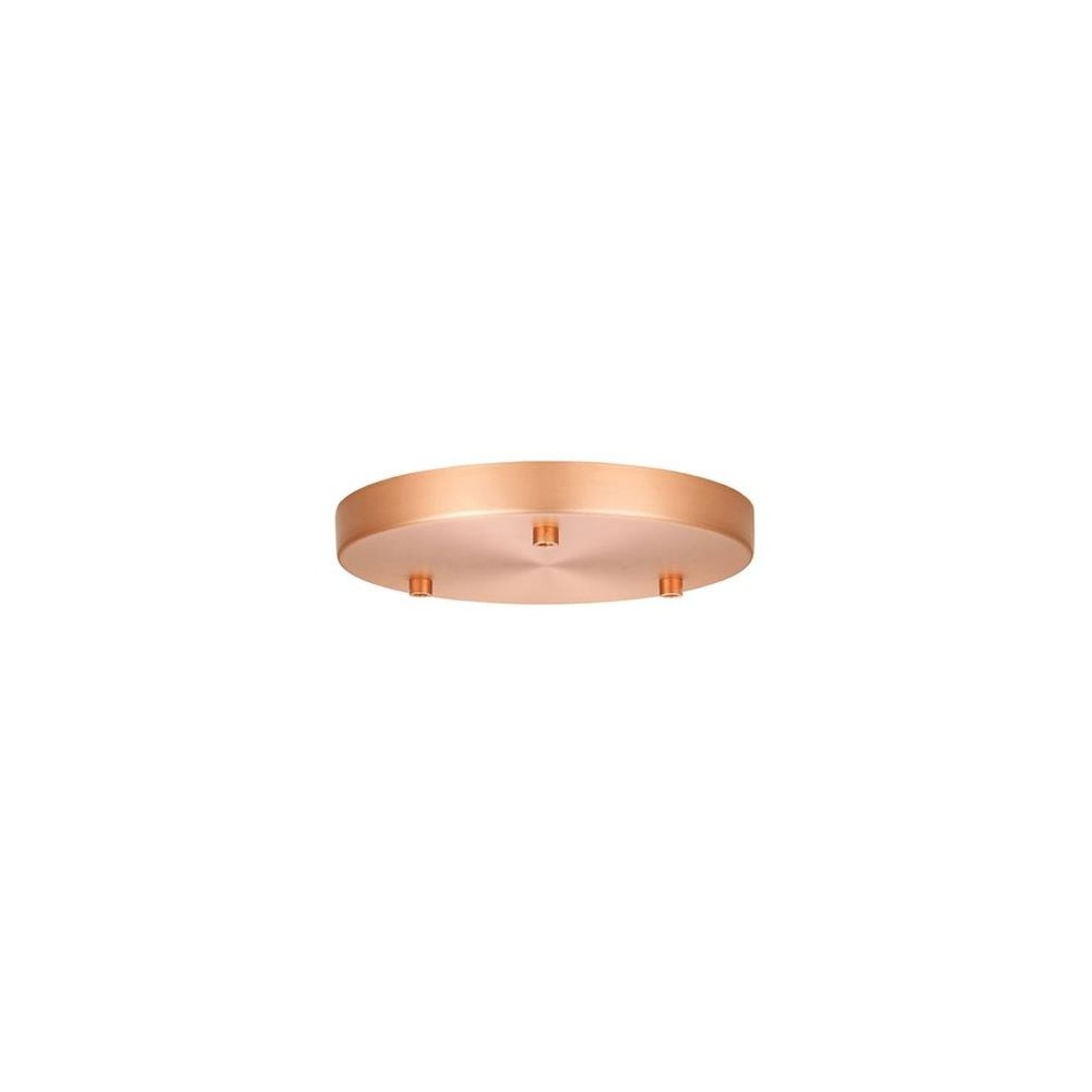ø22 Roset Til 3 Lamper   Kobber fra Halo Design