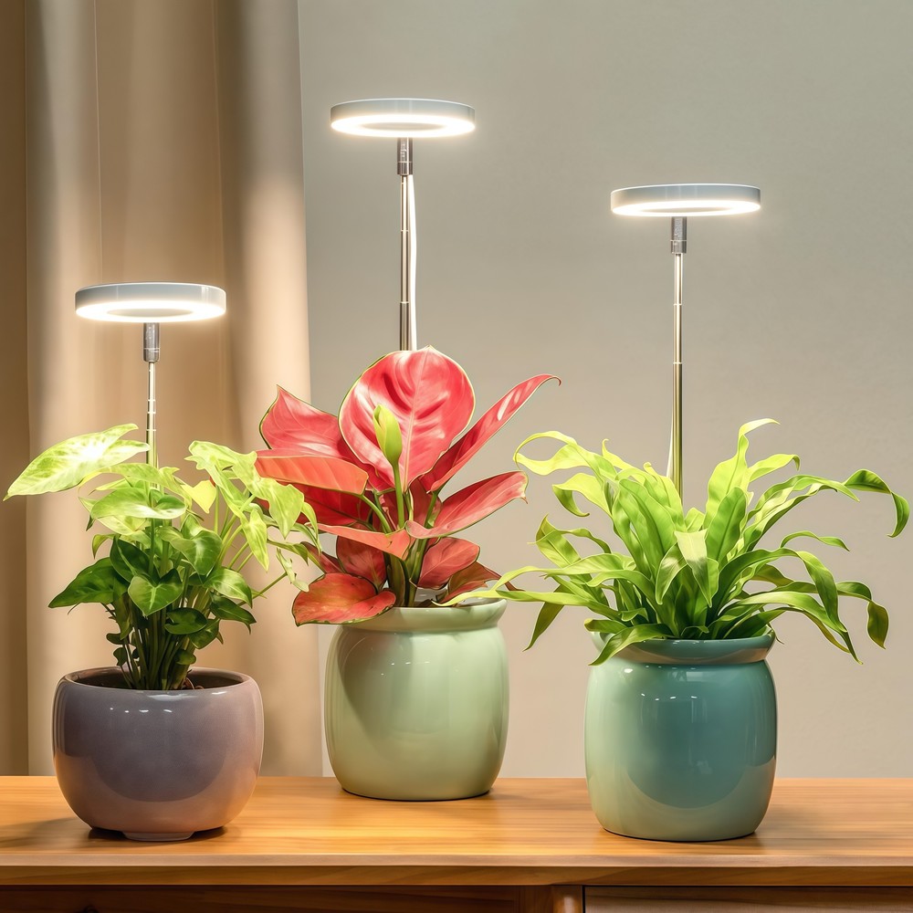Plantelys Med Spyd 12w, Timer, Dæmpbar, Justerbar Højde fra Ledlife