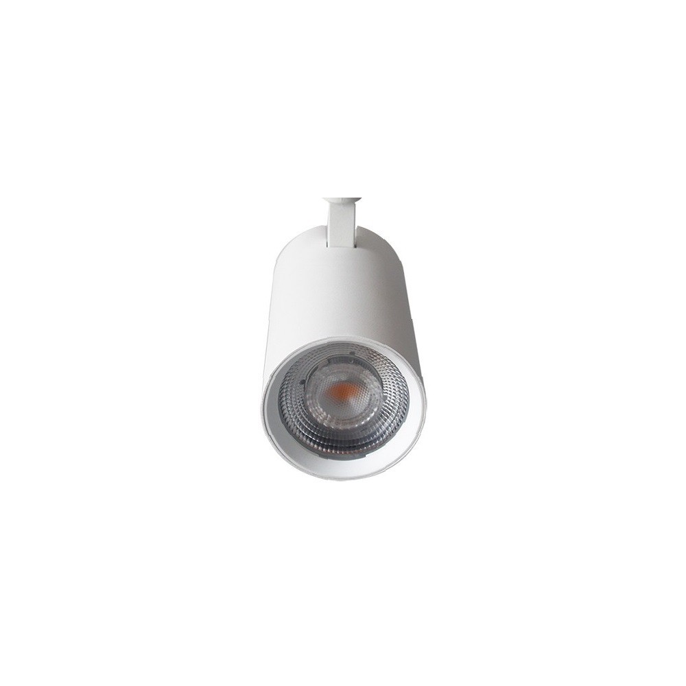 30w Ra90 Vægmonteret Spot   Flicker Free, Hvid, Til Loft Væg   Farve På Hus : Hvid, Kulør : Varm, Spredning : 38° fra Ledlife