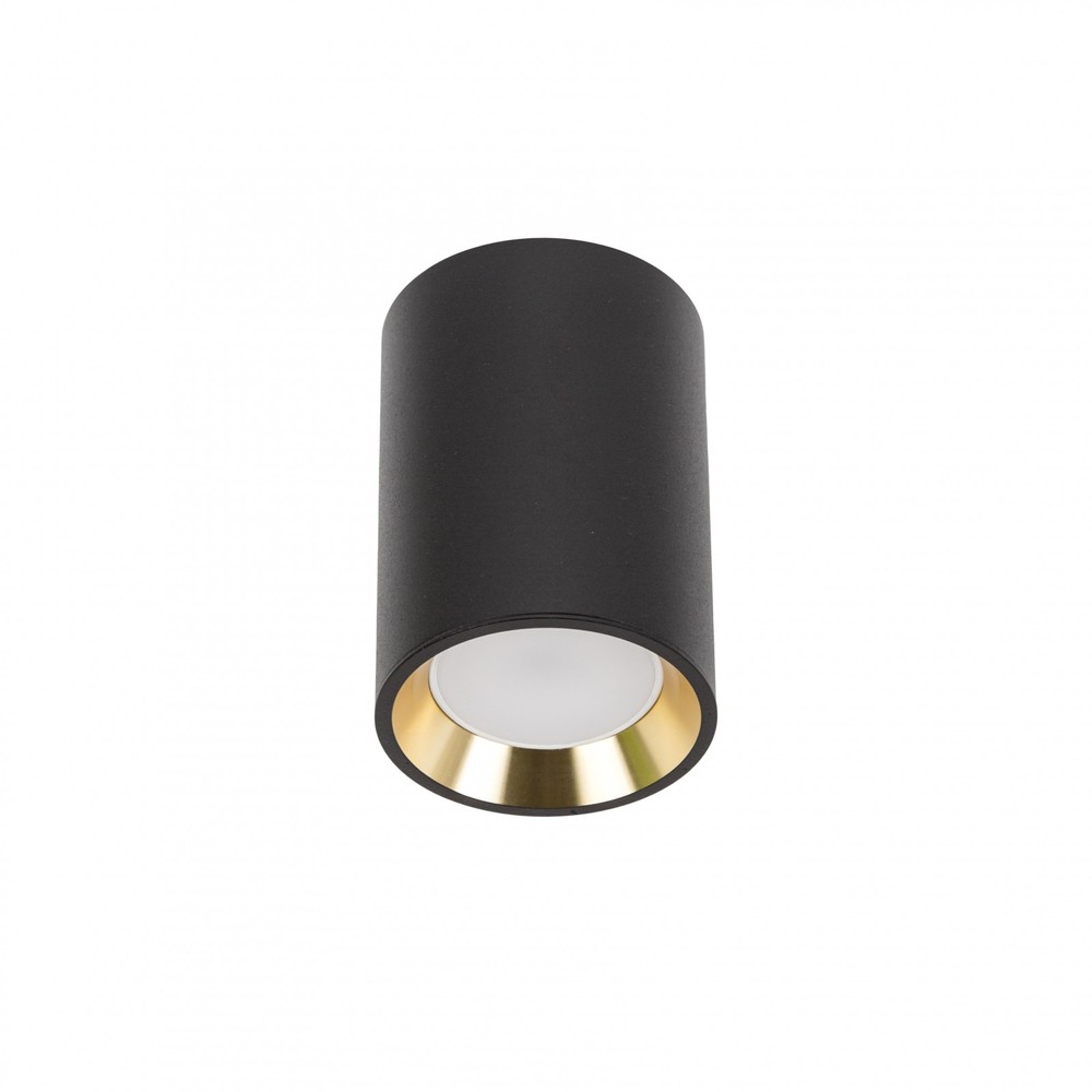 Chloe Mini P20 Rund Uden Lyskilde, Hus Sort, Ring Guld, Kant Sort fra Spectrum