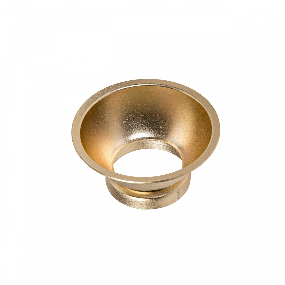 Guld Reflektor Til Elemento Rund, ø9,1cm, Ip20, Passer Til Chloe Elemento Serien fra Spectrum