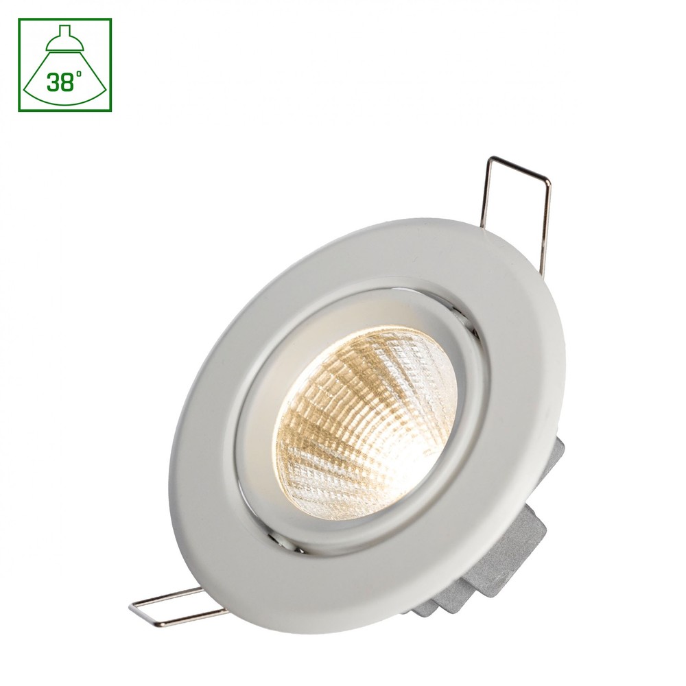 6w Led Væglampe   Ip20, 4000k, Hvid, Firkantet   Kulør : Neutral fra Spectrum