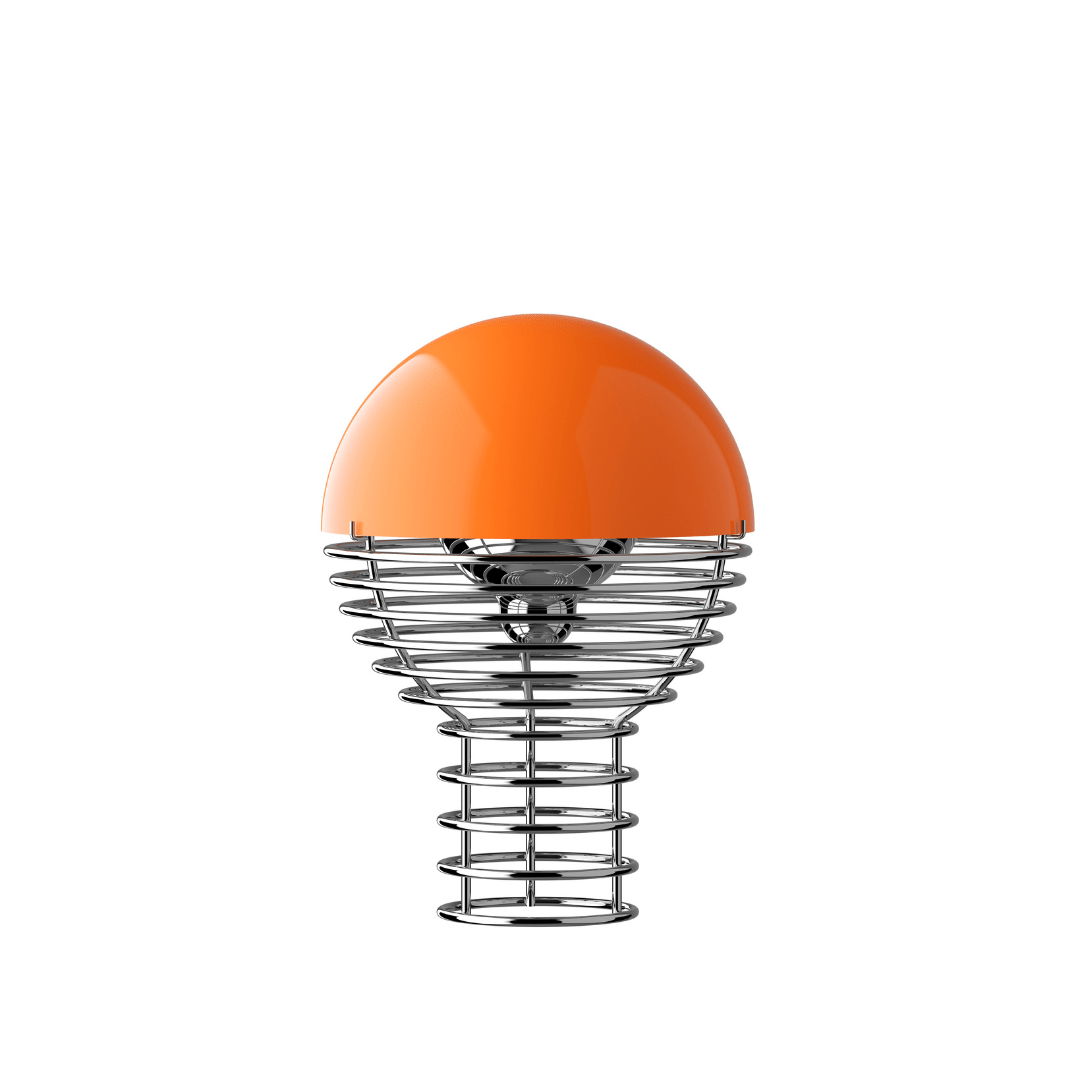 Wire Portable Bordlampe   Orange     fra Verpan