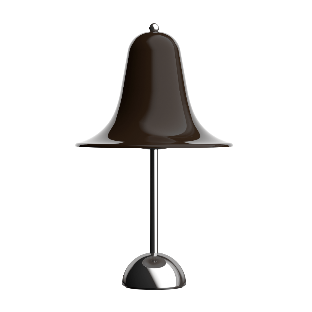 Pantop Bordlampe ø23    Pitch Brown     fra Verpan