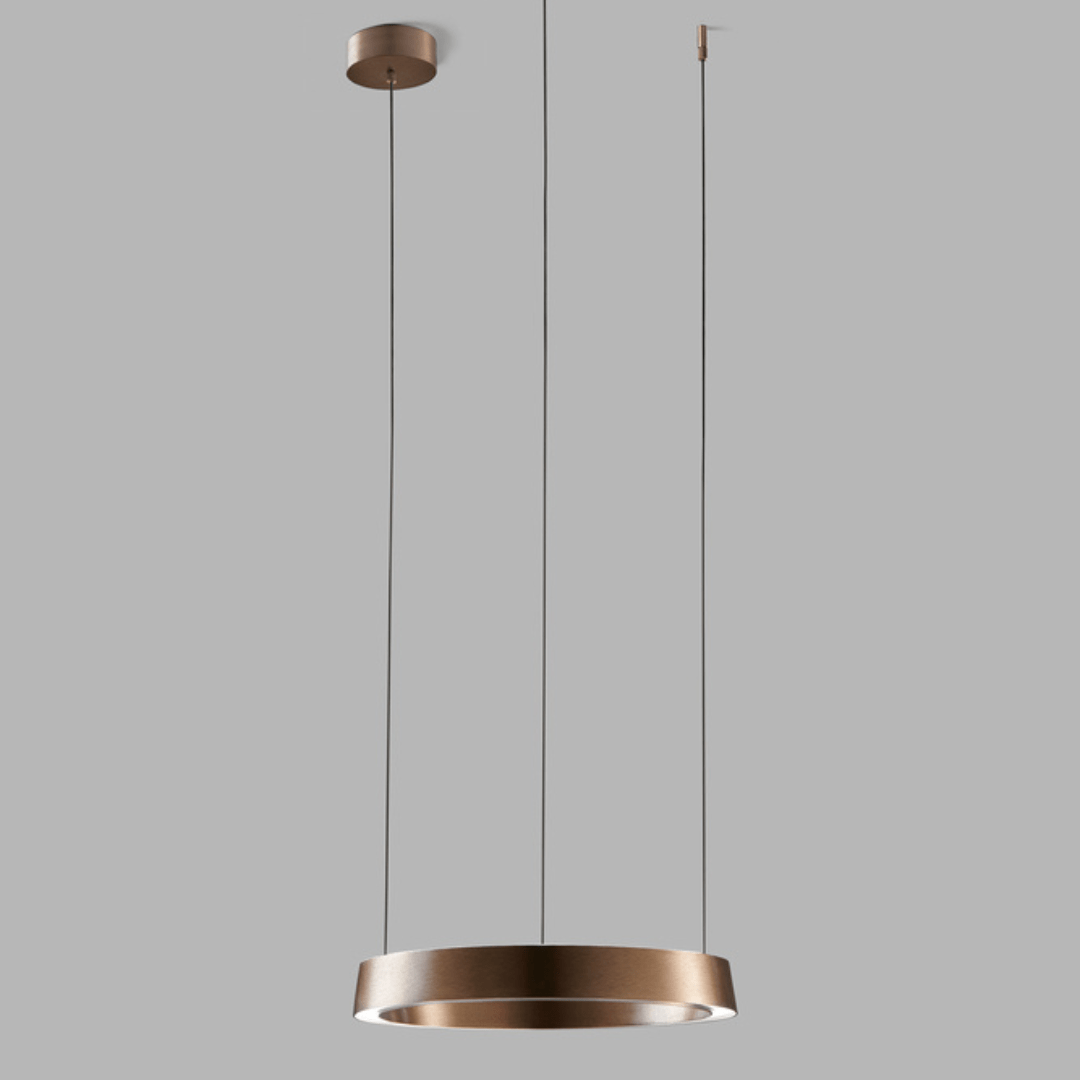 Edge Round ø400 Switch Tune Pendel   Rose Gold   Light Point fra Light-point