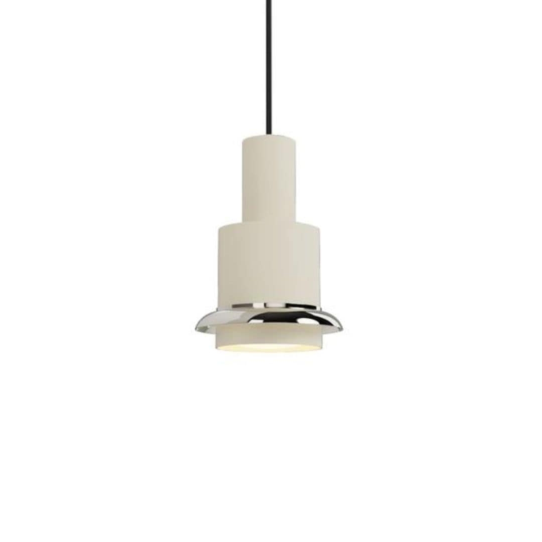 Chaumont ø15 Pendel   Hvid Chrome   Dcw éditions fra Dcw Editions