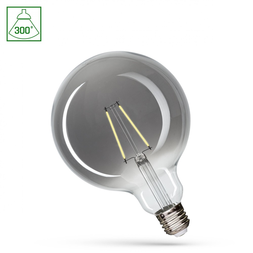 E27 4,5w Led Globepære G125, 4000k, 320lm, 300° Lysspredning fra Spectrum