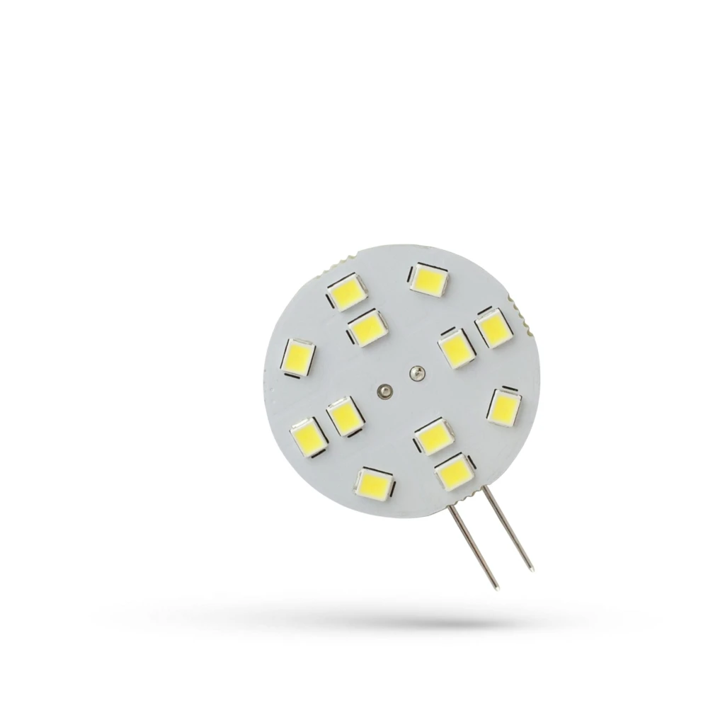 G4 2w Led Pære 12v, 30mm Dæmpbar : Ikke Dæmpbar, Kulør : Kold fra Spectrum