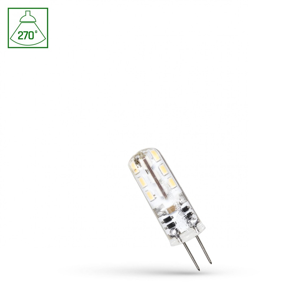 G4 1,5w Led Pære 12v Dæmpbar : Ikke Dæmpbar, Kulør : Varm fra Spectrum