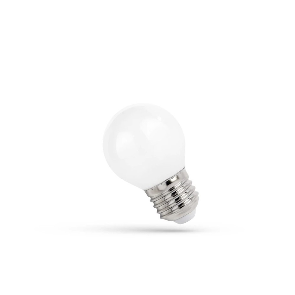 E27 4w Led Kronepære   100lm W, Mat Glas, Varm Hvid   Dæmpbar : Ikke Dæmpbar, Kulør : Varm fra Spectrum
