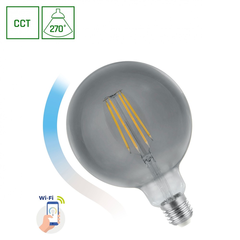 E27 4,9w Led Globepære G95, Stor Kugleform, Til åbne Lamper fra Spectrum