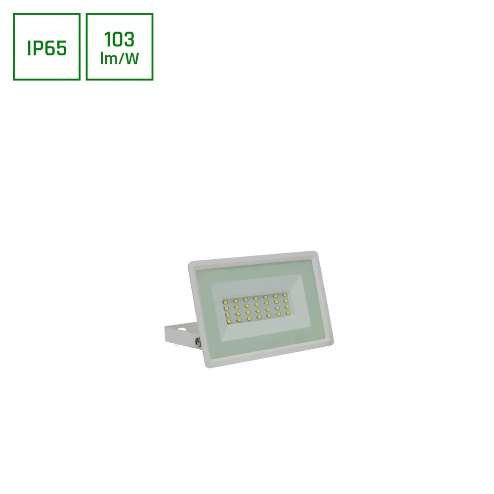 20w Led Projektør 2050lm, Ip65, 6000k, Kold Hvid, Udendørs Kulør : Kold fra Spectrum