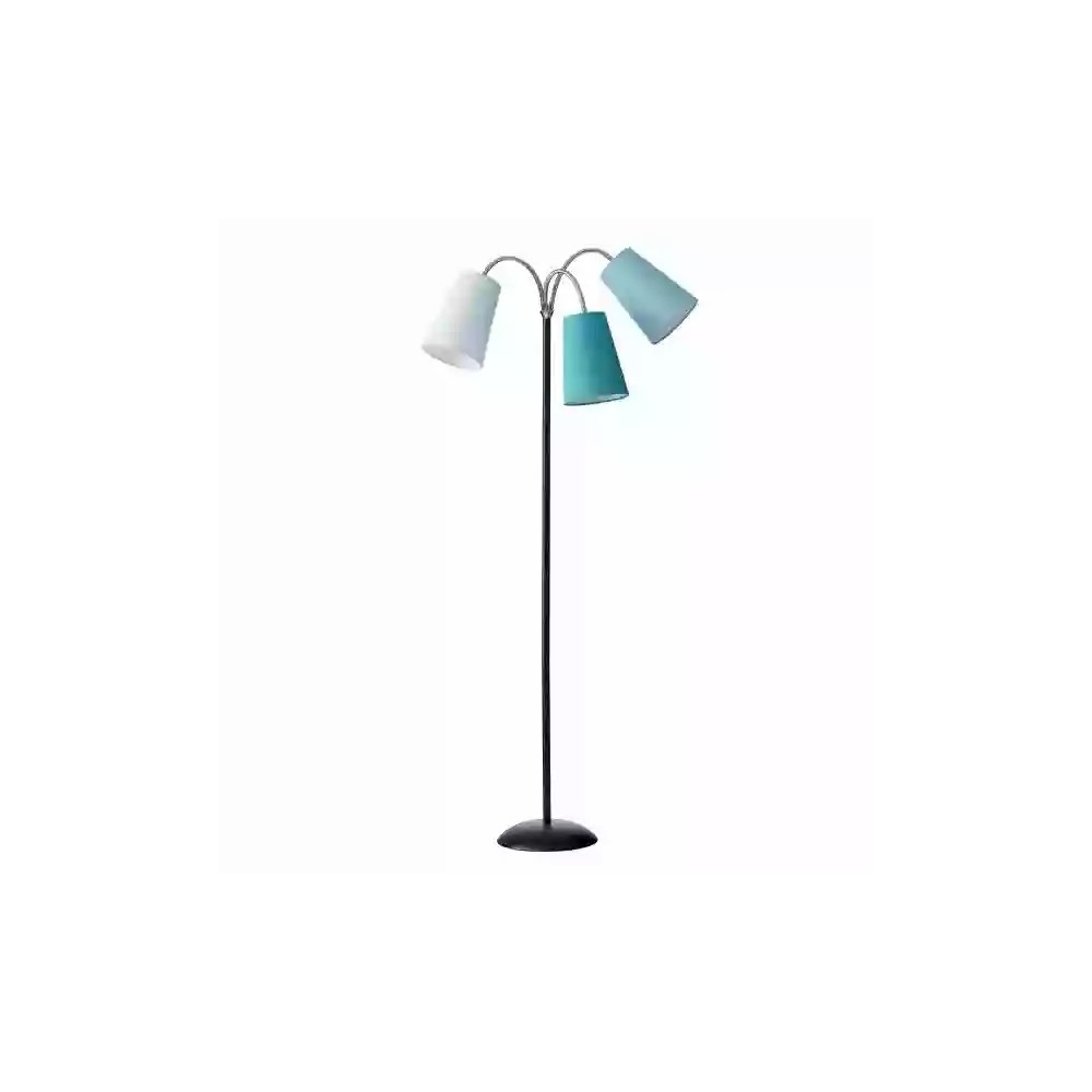 E14 Salsa Gulvlampe Fra   I Sort, Aqua Og Lyseblå fra Nielsen Light