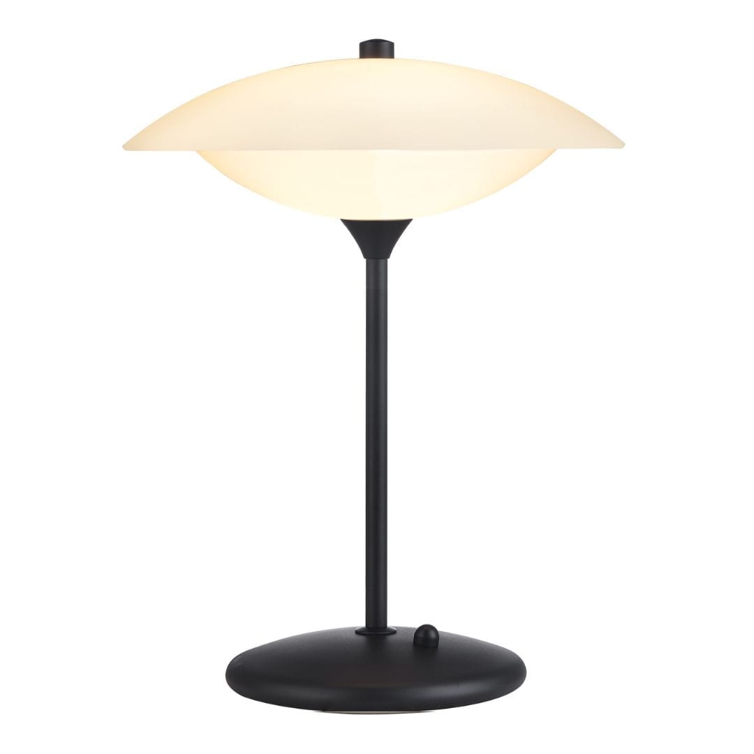 Baroni Bordlampe Sort Opal     fra Halo Design
