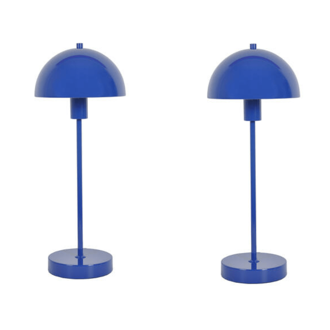 Vienda 2 Stk   Royal Blå   Bordlampe     fra Herstal
